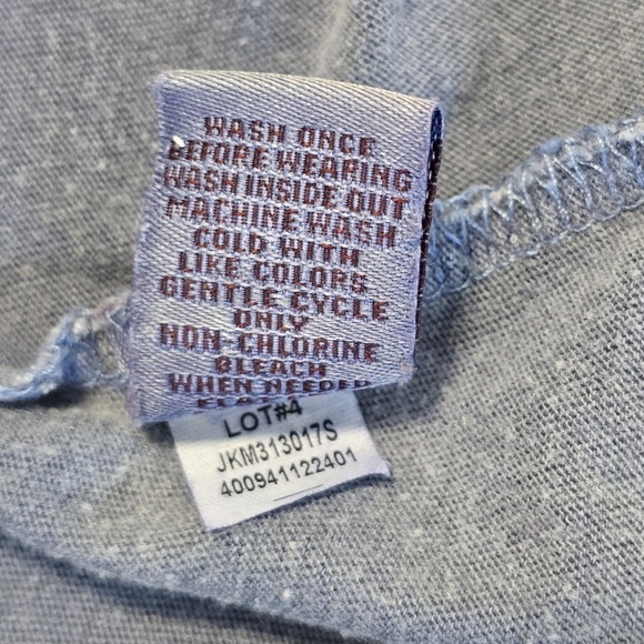 Mudd Lace Raglan Sleeve Top Womens M Purple Boho Acid Wash Burnout 90s Y2K - Picture 14 of 14